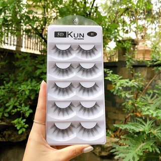 Hộp 5 cặp mi giả Kun 5D