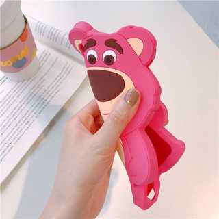 [FREESHIP TỪ 50K] Ốp lưng Lotso bear hồng dâu - Silicon dẻo
