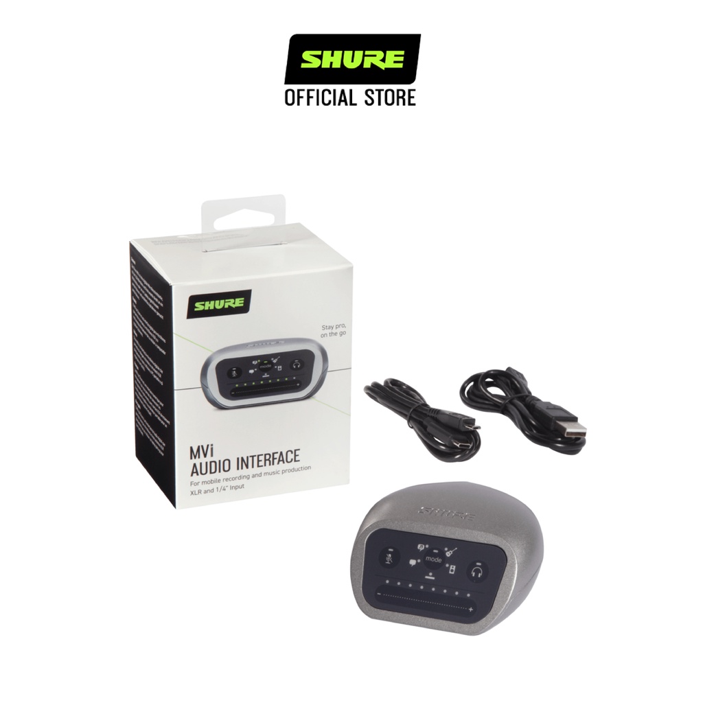 Bộ Digital Audio Interface Shure MVi - Hàng Chính Hãng
