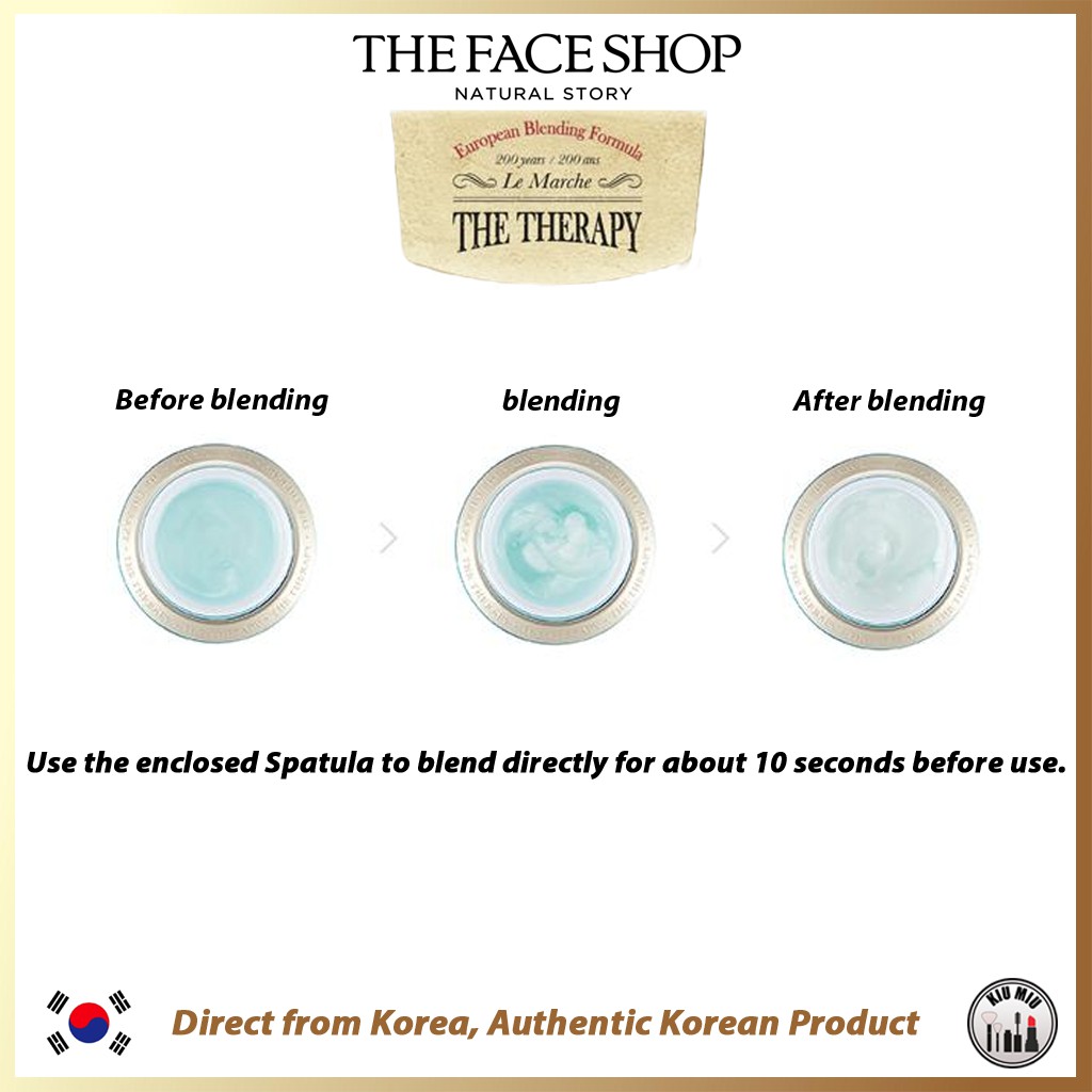 THE FACE SHOP THE THERAPY Royal Made Moisture Blending Formula Cream 50ml *ORIGINAL KOREA*