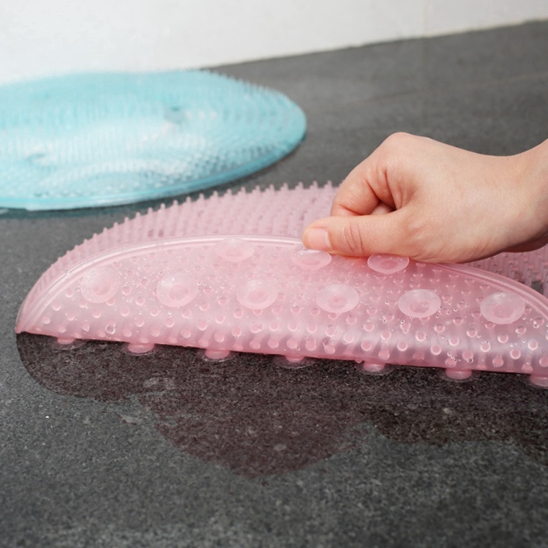 [Hàng mới về] Cọ Silicon Loại Bỏ Da Chết Chống Trượt Tiện Dụng