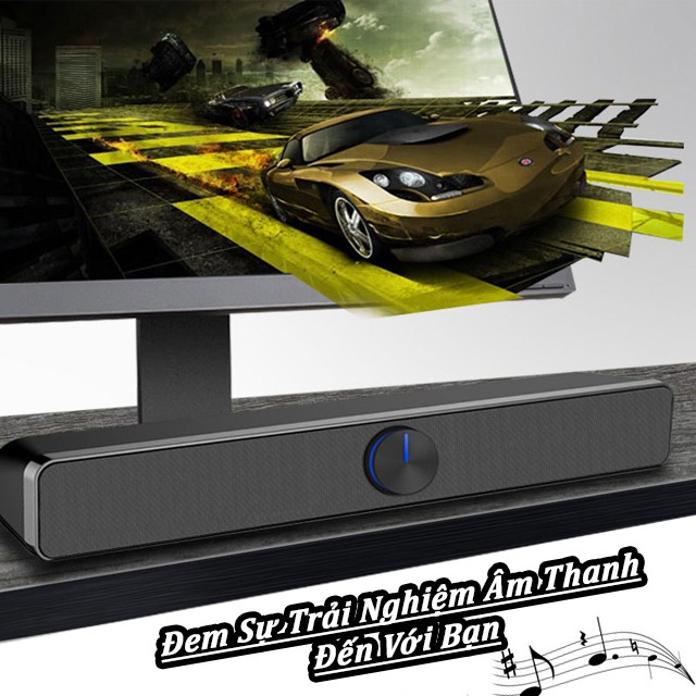 [Chính Hãng] Loa Nghe Nhạc Máy Vi Tính Loa Thanh Gaming Soundbar Để Bàn SADA V-193 Âm Thanh Siêu Trầm