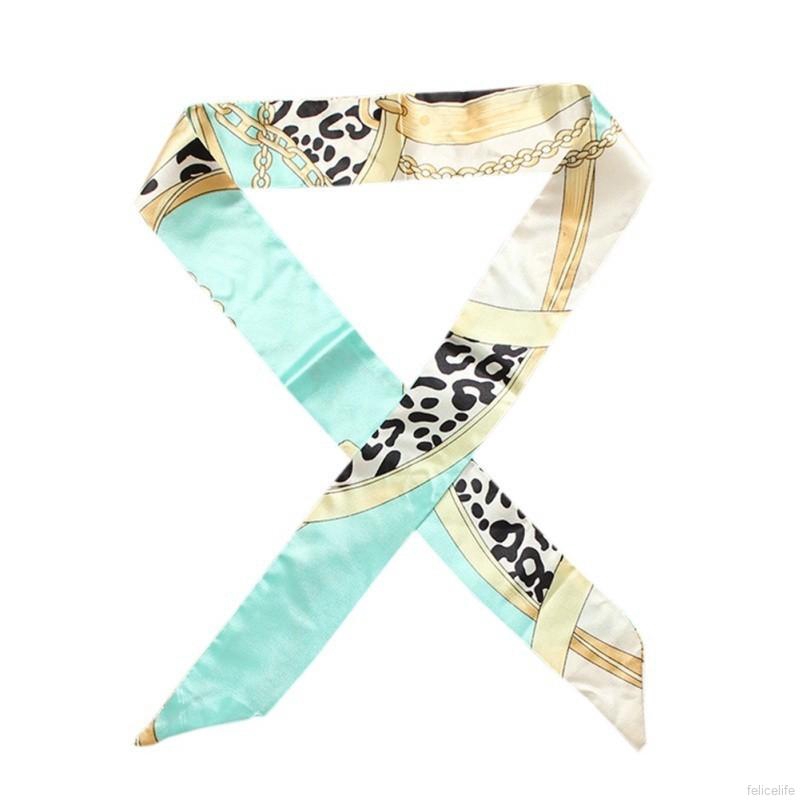 Khăn trang trí thắt nơ túi xách màu sắc sặc sỡ