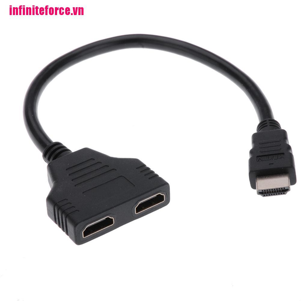 Bộ Chia Cổng Hdmi 1080p Sang 2 Trong 1 Tiện Dụng