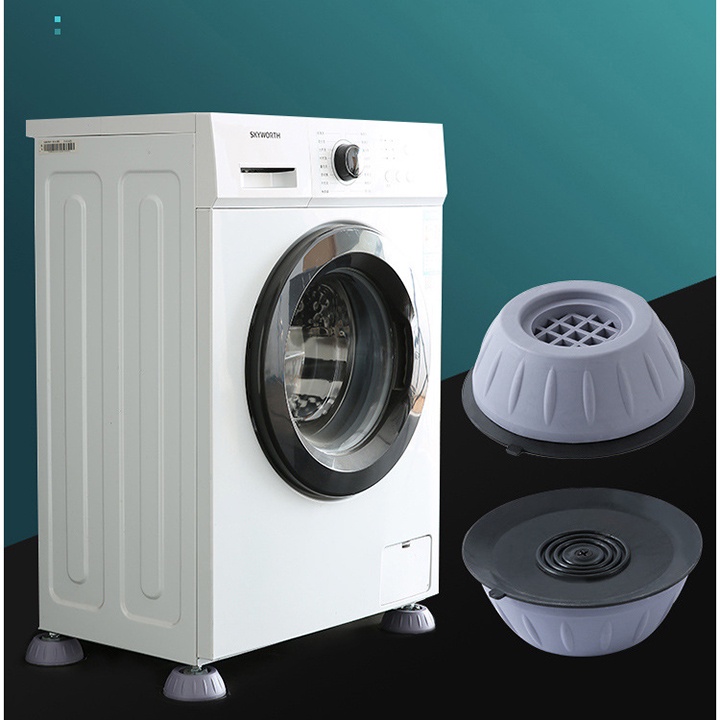 Silicon kê chân máy giặt chống nước hongkong_store sieure888 Silicon kê chân máy giặt giảm rung lắc có lỗ thoát nước