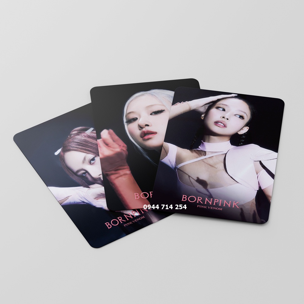 Trọn bộ 55 Lomo Card Blackpink Pink Venom Bornpink 2022