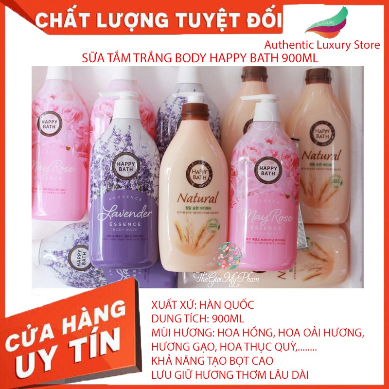 Sữa tắm cao cấp Happy Bath 900ml Hàn Quốc #authenticluxurystore