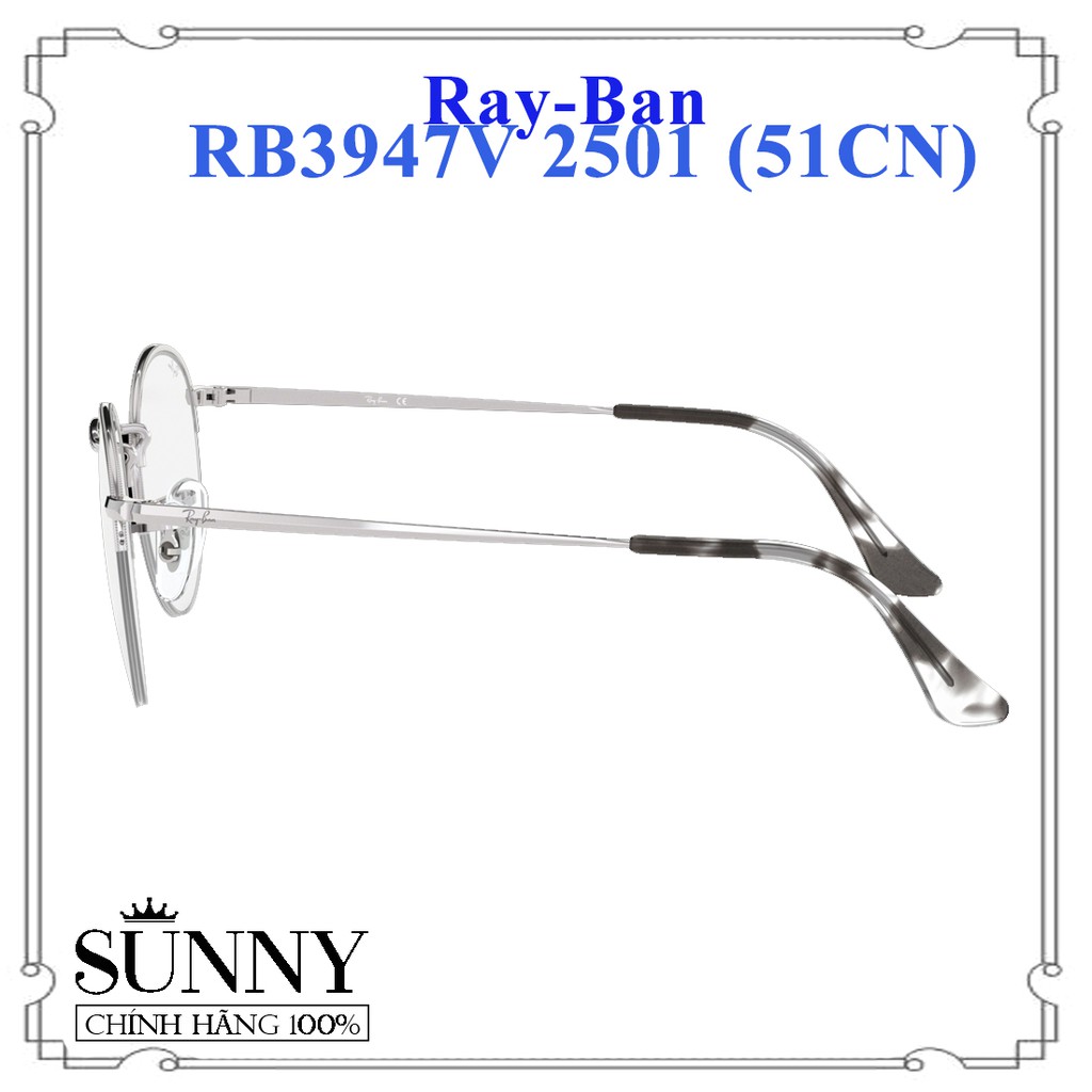 RB3947V 2501 (51CN) - Gọng kính thời trang Rayban chính hãng, bảo hành toàn quốc, thiết kế dễ đeo bảo vệ mắt