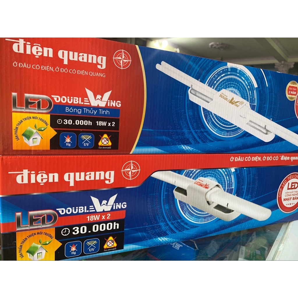 Bộ đèn LED Doublewing Điện Quang ĐQ LEDDW02 36765