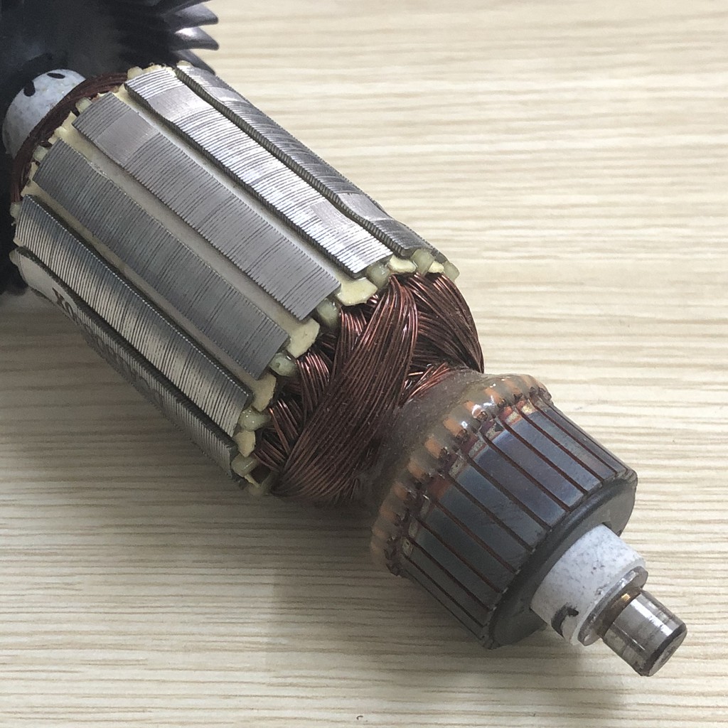 Rotor cưa gỗ BOS.CH GKS 190 9 Răng Thân 41mm Dài 162mm dây đồng 220V  - Tặng chổi than