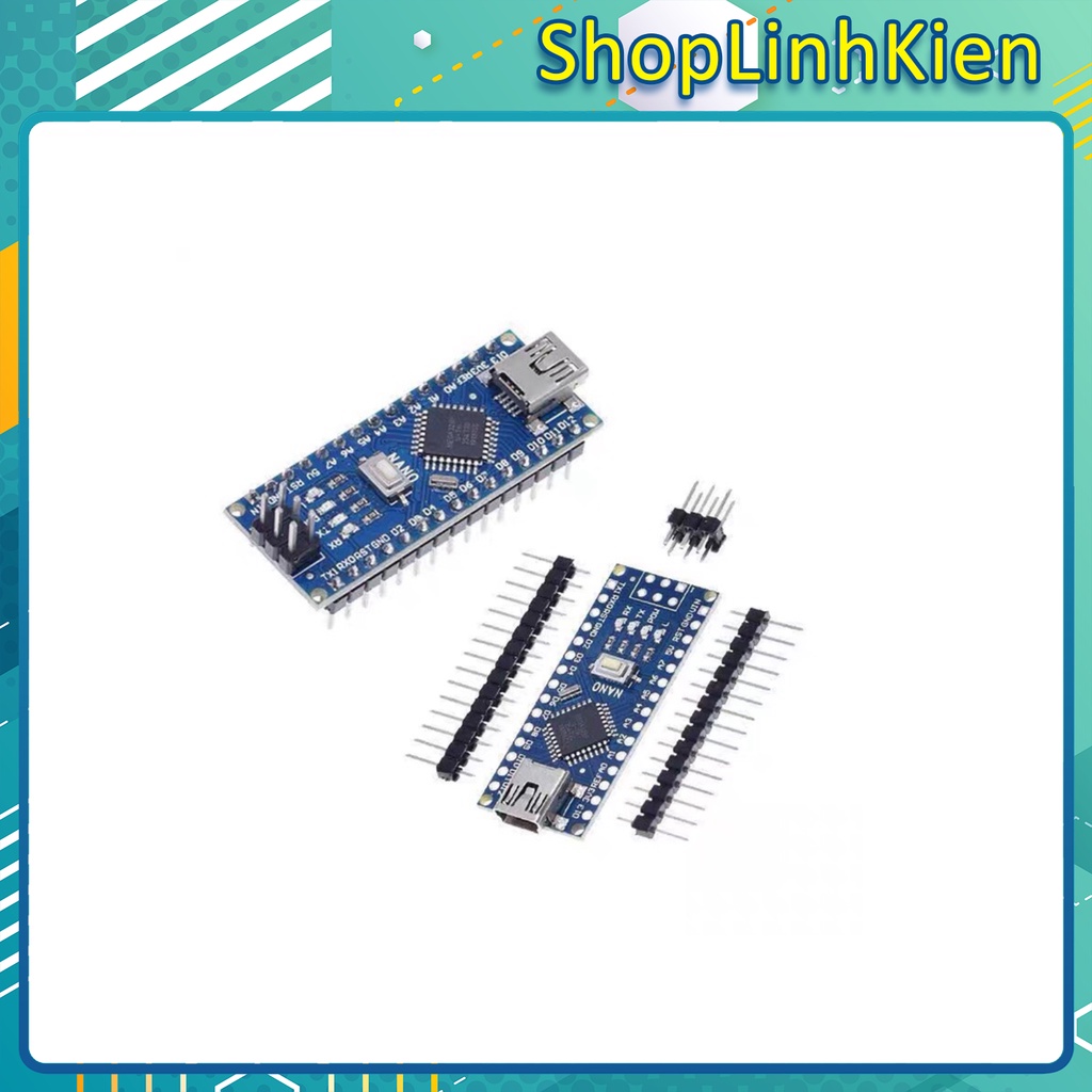 Kit học tập arduino nano 3.0 328 mini FT232/Ch340 bảo hành 6 tháng