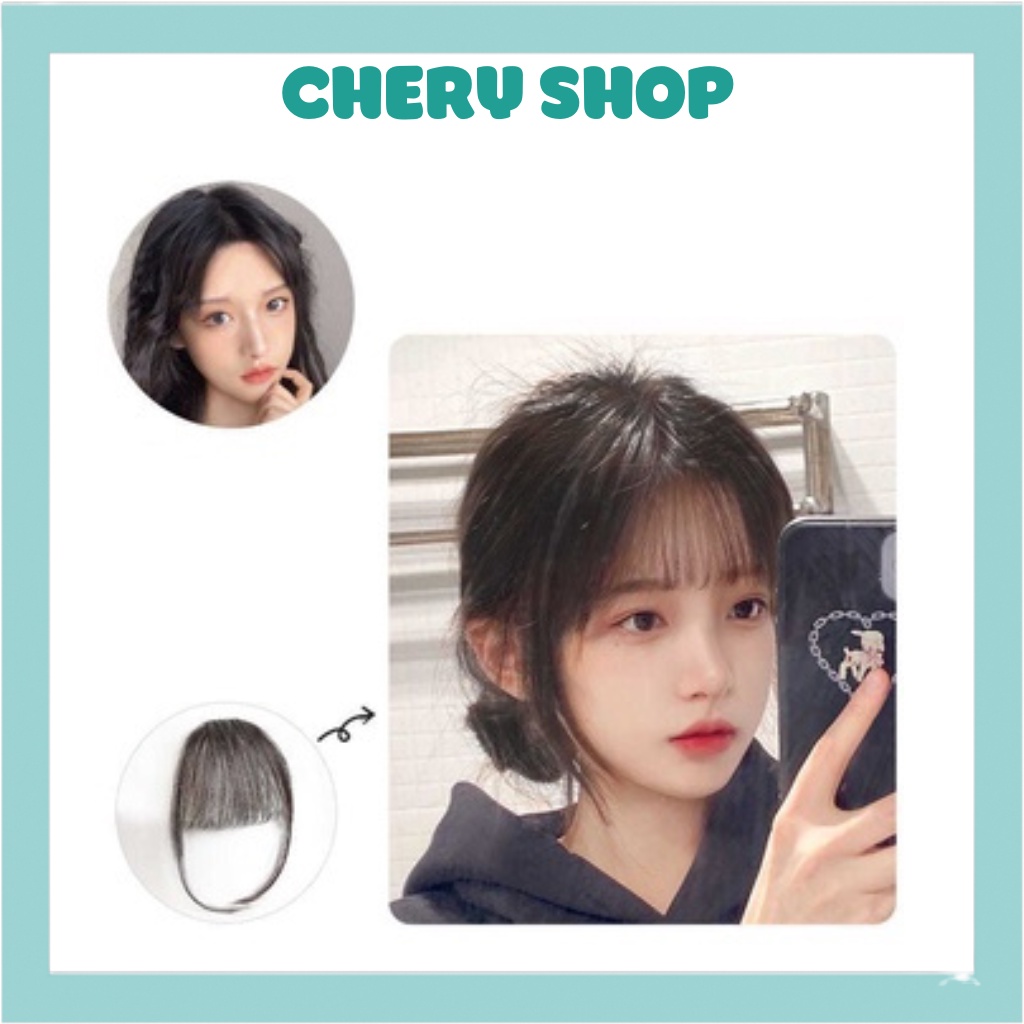 Tóc giả mái thưa mái thưa Hàn quốc siêu hot cho nàng xinh tươi