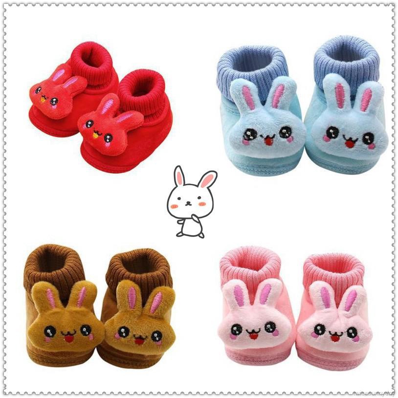 Giày tất cotton mềm mại kiểu dáng dễ thương cho bé