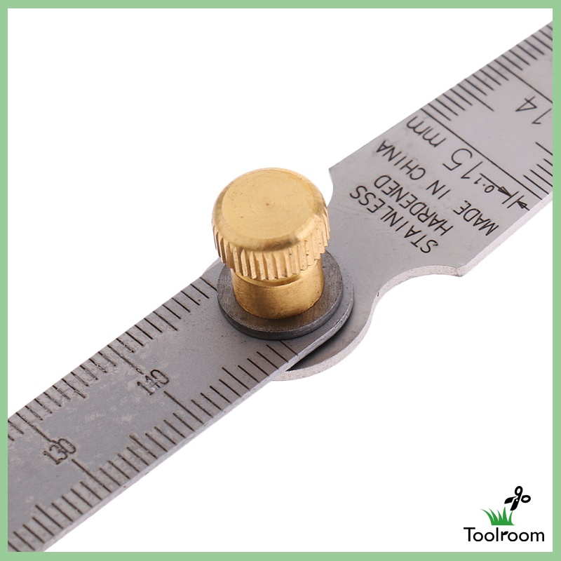 Dụng Cụ Đo Lường 2 Trong 1 Kích Thước 0-15mm Chuyên Dụng Làm Mộc