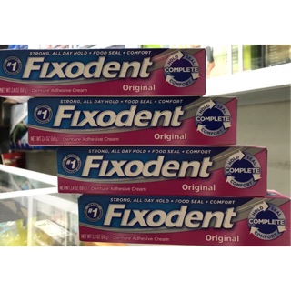 Keo dán hàm răng giả Fixodent
