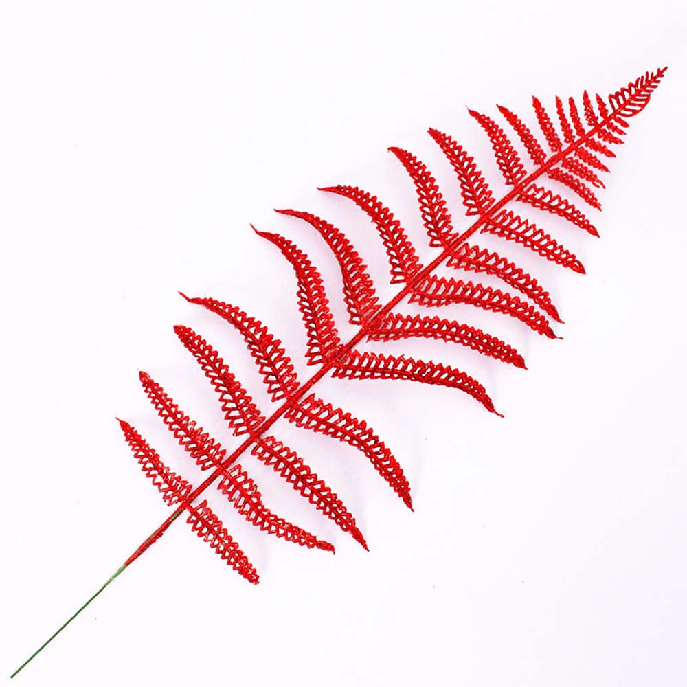 Set 10 Nhánh Cây Nhân Tạo Bằng Nhựa Đính Kim Sa Nhiều Màu Trang Trí Nhà Cửa / Tiệc Cưới / Giáng Sinh