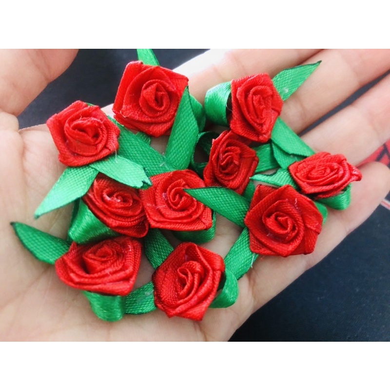 [10 bông] Hoa Nhí Lụa 2cm - Hoa Trang Trí - Phụ kiện thủ công Handmade