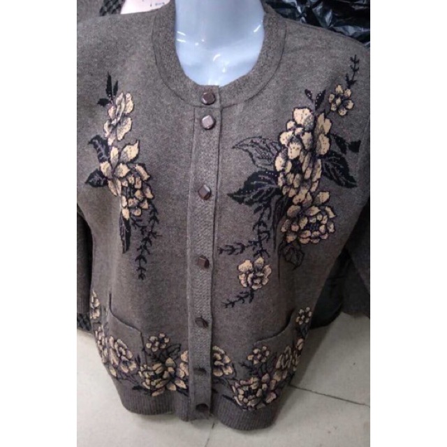 Áo khoá len trung niên(size 48-70kg)