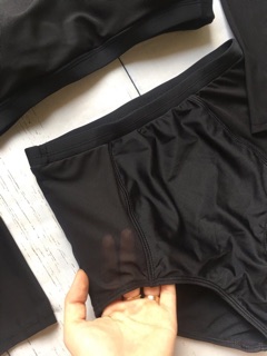 Bikini tay dài phối lưới