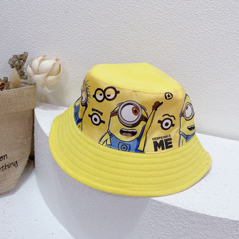 Ns2 Mũ bucket Hình super mario pikachu minions Chống Nắng Ngoài Trời Dễ Thương sn2 Cho Bé Trai Và Gái
