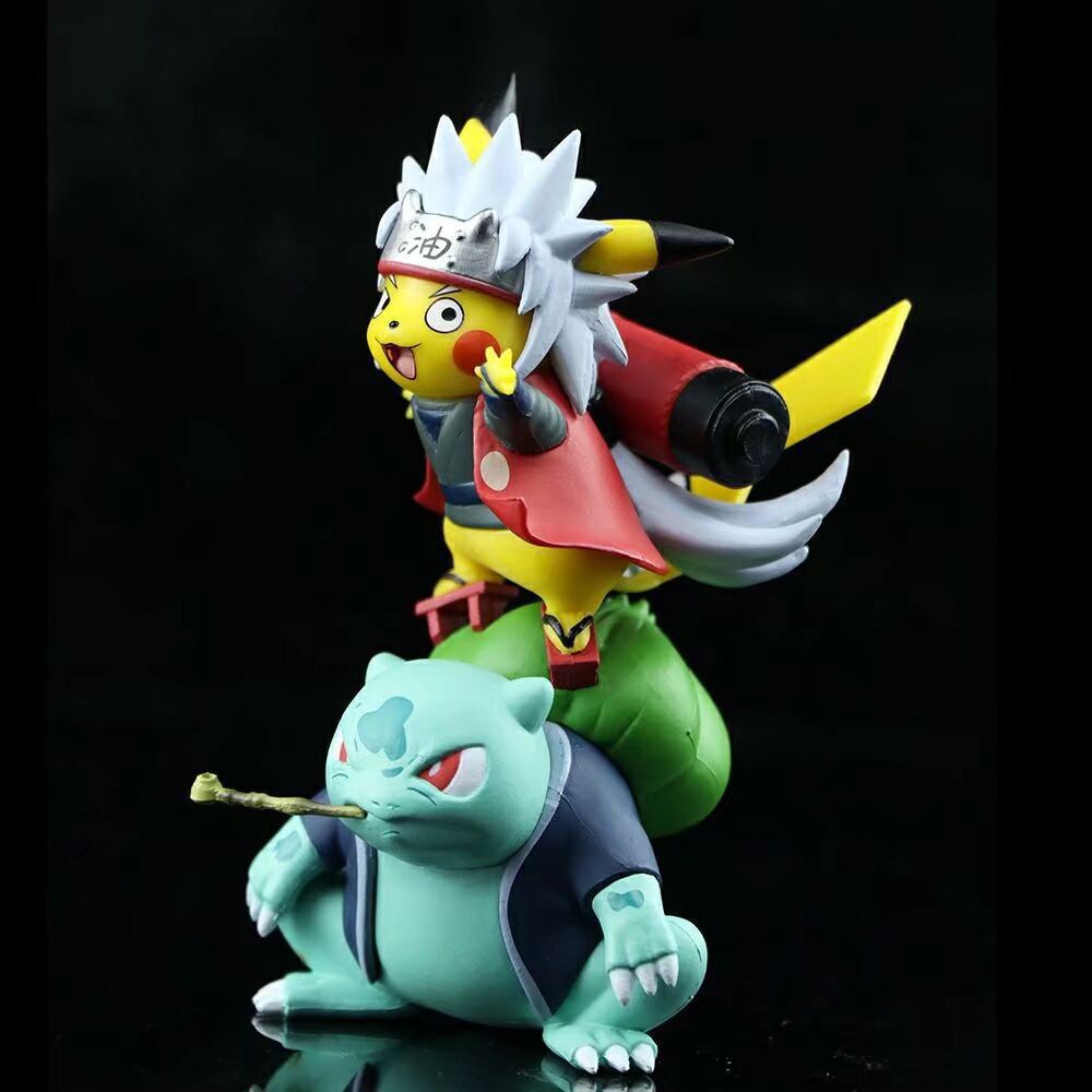 Mô Hình Nhân Vật Pikachu Hóa Trang Naruto Bằng Pvc