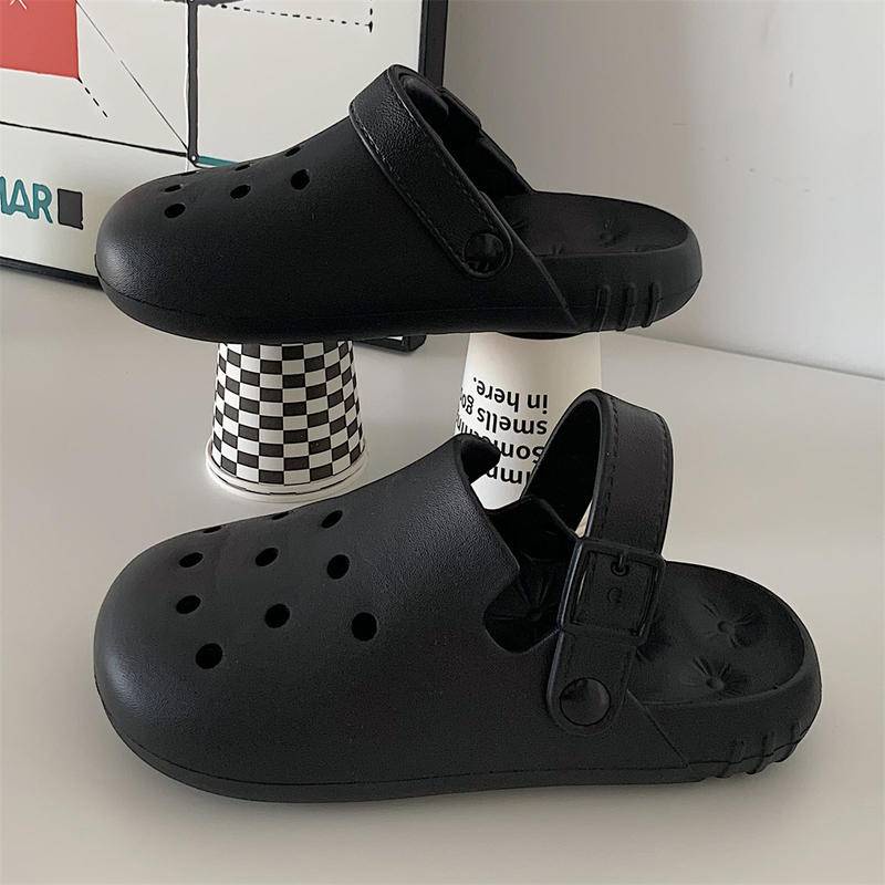 crocs sticker Dép Xăng Đan Đế Bằng Thời Trang Cho Nữshoes sticker Accessories Stickers Sandals Shoe Decoration