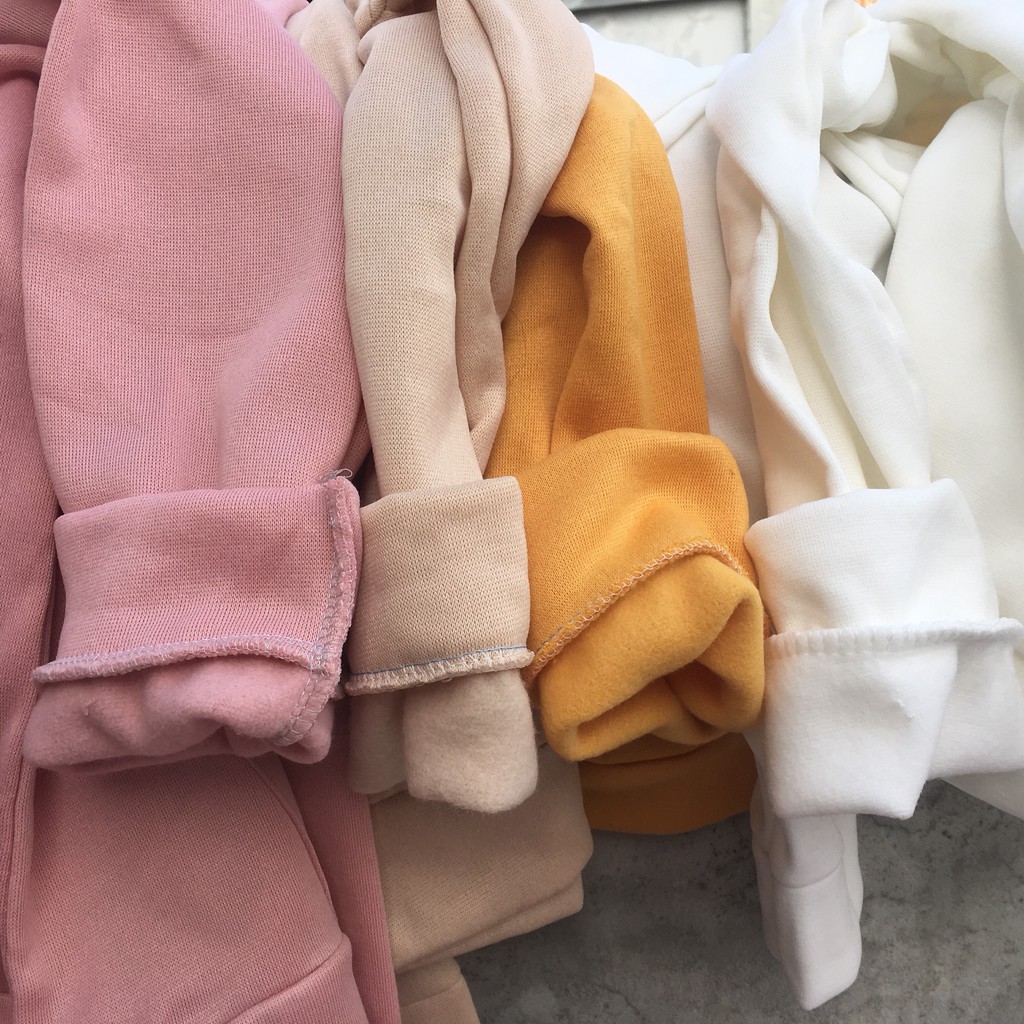 Áo Hoodie hình đôi giày form rộng(có 4 màu hồng,be,trắng,vàng | BigBuy360 - bigbuy360.vn