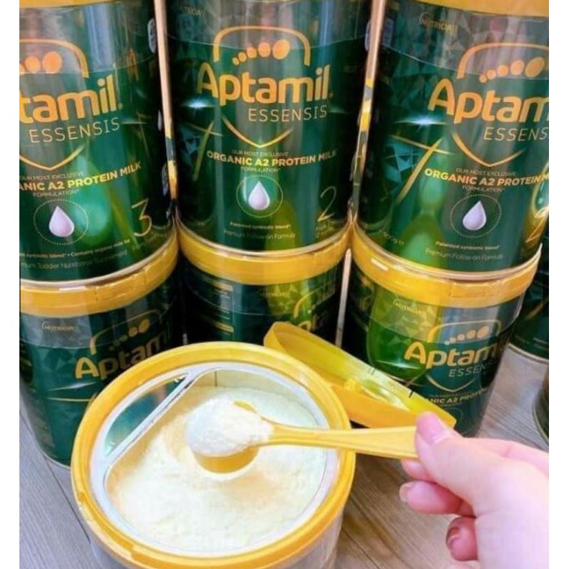 Sữa Aptamil Essensis Organic 900g Úc cho bé[ CHUẨN AUTH - KÈM BILL MUA - BAY AIR]