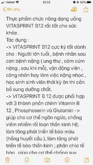 Bill kèm Vitasprint hàng Đức | BigBuy360 - bigbuy360.vn