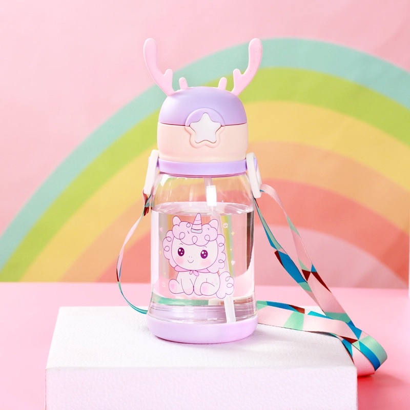 Bình nước nhựa Khủng long có sừng