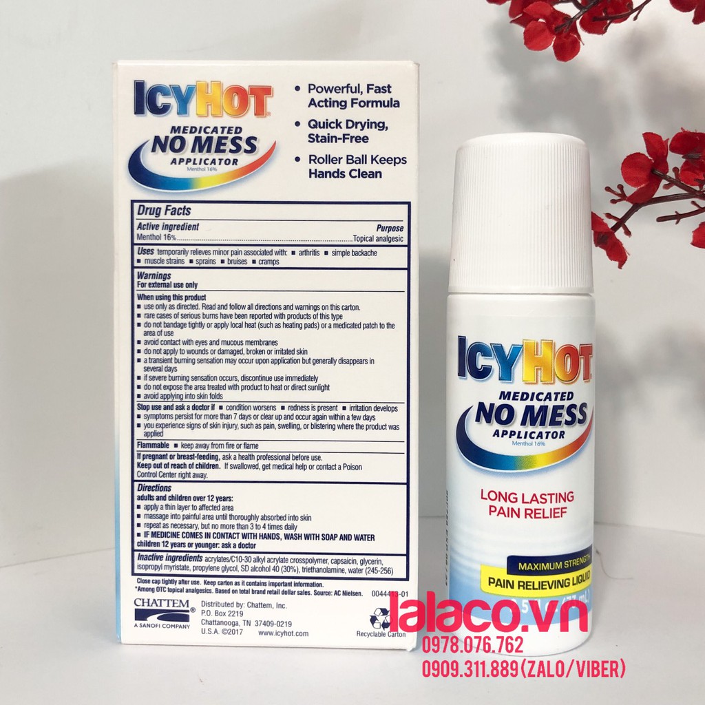 Dầu nóng Icy Hot Mỹ