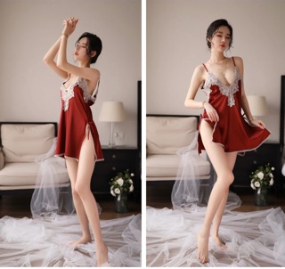 Đầm Ngủ Phối Ren Gợi Cảm Cho Nữ