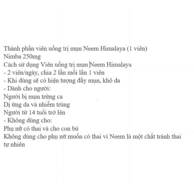 [CÓ SẴN] Himalaya Neem - Da đep sạch mụn | BigBuy360 - bigbuy360.vn
