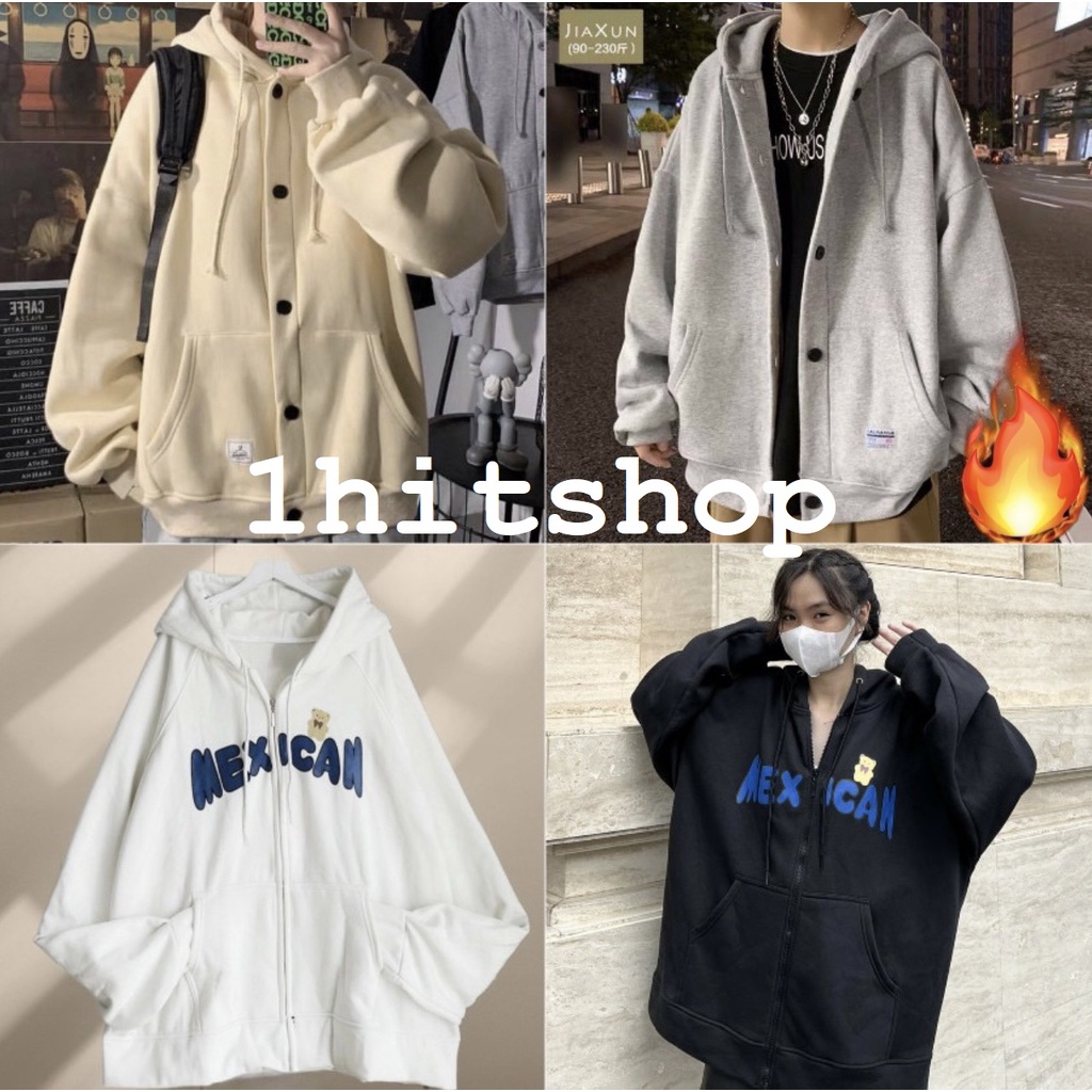 Áo KHOÁC NÚT và Ulzzang Unisex 1hitshop