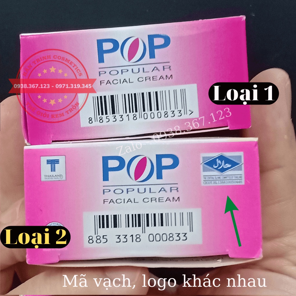 Kem Pop Thái Lan Hàng Chính Hãng Hộp 4g - Mỹ Phẩm Hân Trinh