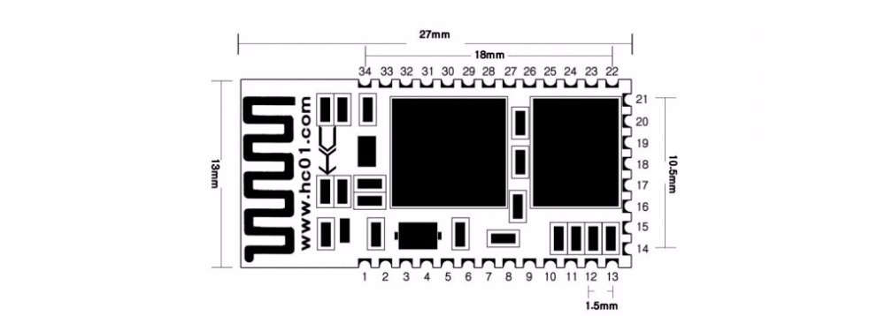 Mô Đun Bluetooth Hc-05 Hc-06 Hc-08 Jdy-31 Hc 05 06 08 Jdy-30 Cho Arduino