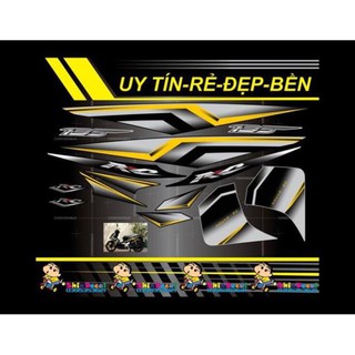 Tem xe xe nouvo 4 Lx xám đen 3 lớp ko bay màu