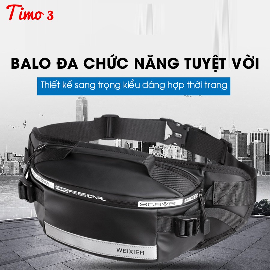 Túi đeo chéo nam, Túi du lịch thời trang giá rẻ tiện dụng nhiều ngăn chống nước TDC1