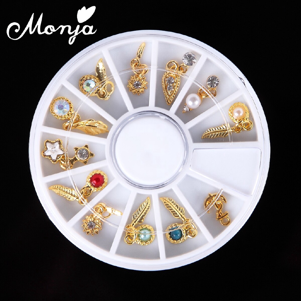 Hộp hạt đính trang trí móng 3D tại nhà DIY