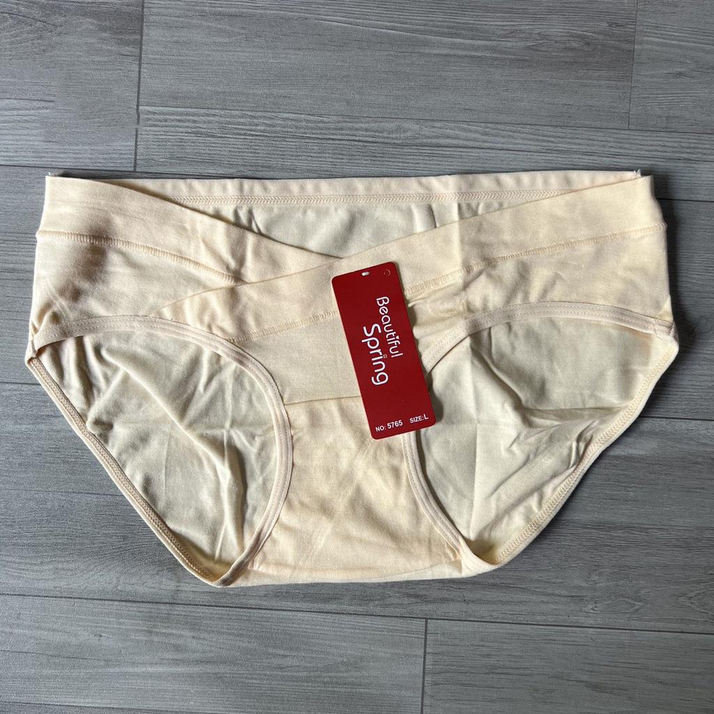 Quần lót bầu larosa Beauty Apring cạp chéo cotton mềm mại thông hơi kháng khuẩn mỗi quần 1 túi zip LAV82