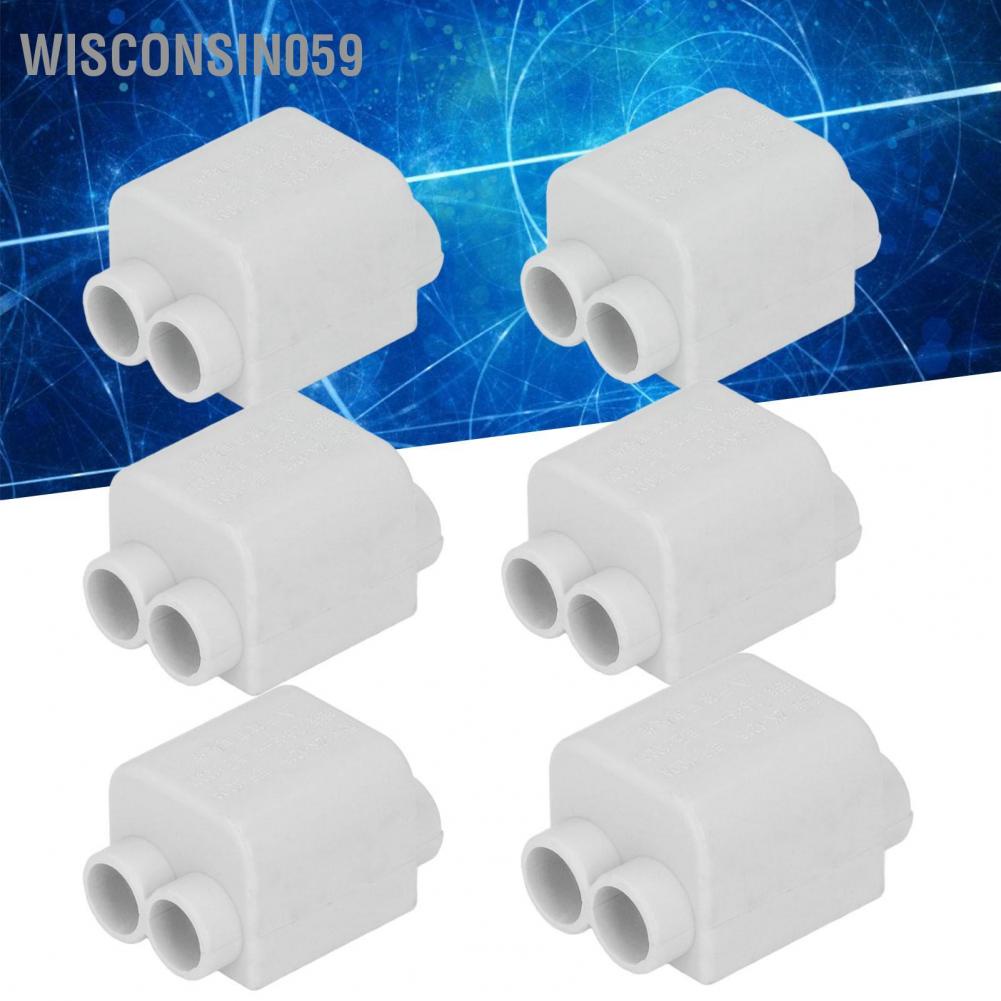 Wisconsin059 6PCS Wire Connector T Type Splitter1000V 100A High Power No Break Quick Connectors ZK‑1216