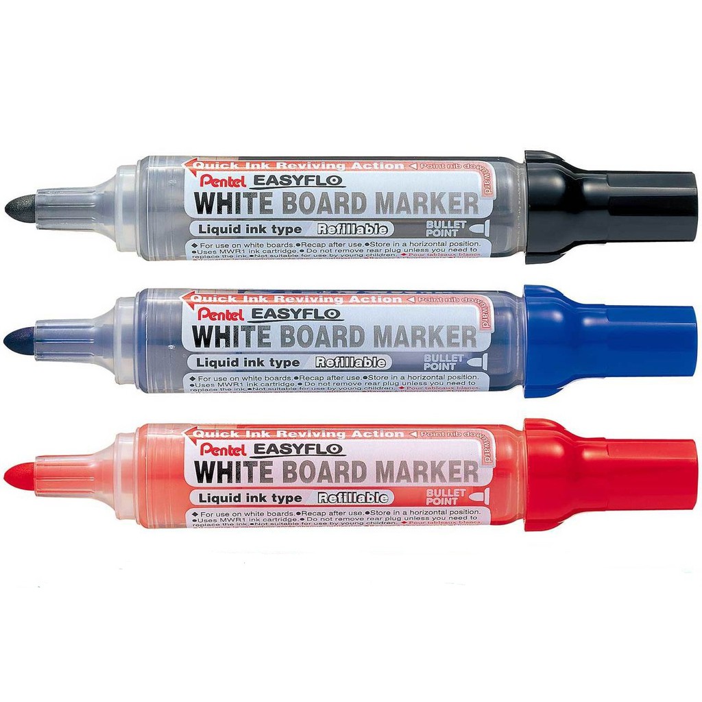 Bút lông bảng Pentel Easyflo Whiteboard Marker Pen, MW50M