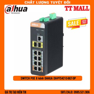 Switch PoE Dahua PFS4210-8GT-DP