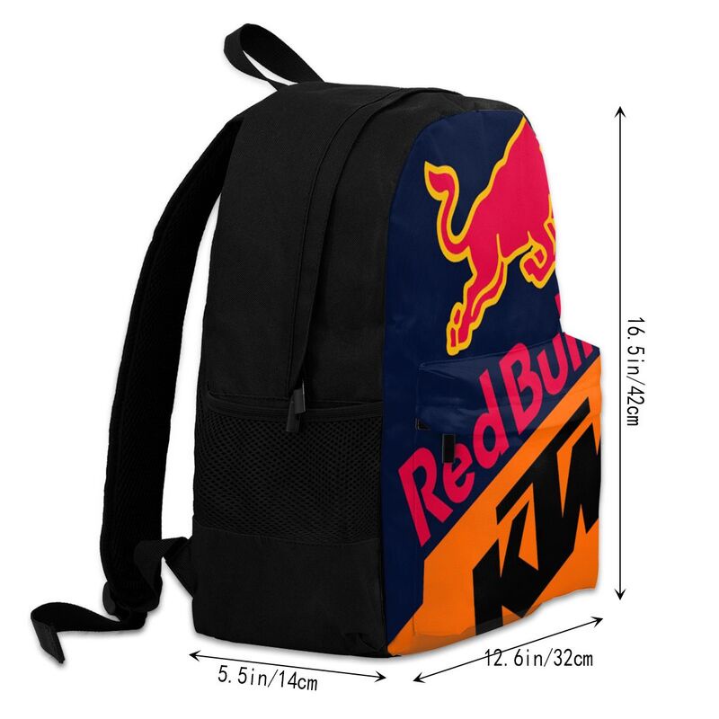 Ba lô đi học, du lịch in hình Red Bull