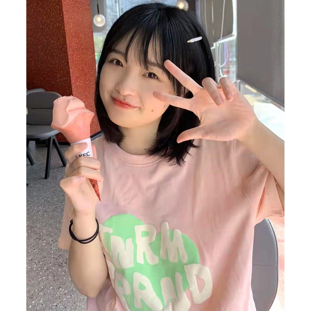 Áo Thun 100% Cotton Tay Ngắn Dáng Rộng Thiết Kế Mới Thời Trang Mùa Hè Dành Cho Nữ