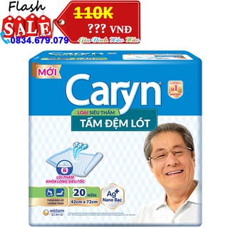 Tấm Đệm Lót Siêu Thấm Caryn 42 x 72cm - Gói 20 miếng
