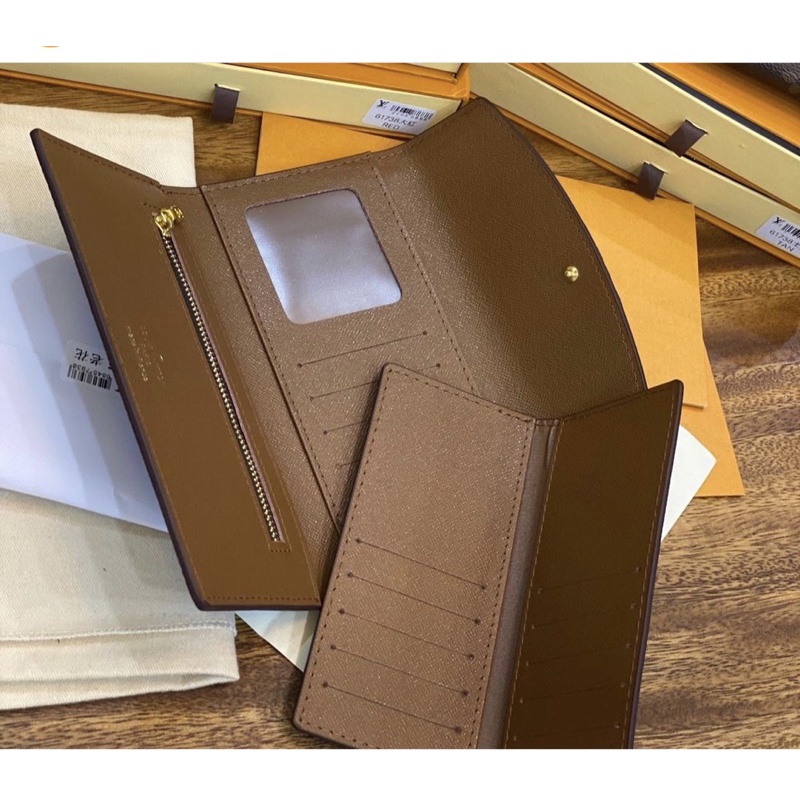 Set ví lvt nữ dáng dài, ví đựng thẻ, full box