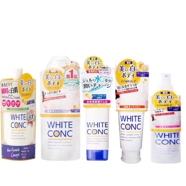 BỘ SẢN PHẨM DƯỠNG TRẮNG DA WHITE CONC NHẬT BẢN