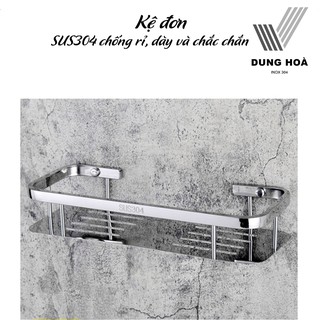 [INOXSUS304] Kệ thẳng đơn/2 tầng nhà tắm