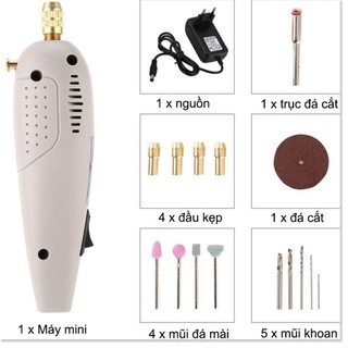 Bộ máy khoan - mài - cắt cầm tay 12v mini giá rẻ thiết kế nhỏ gọn scg 24h